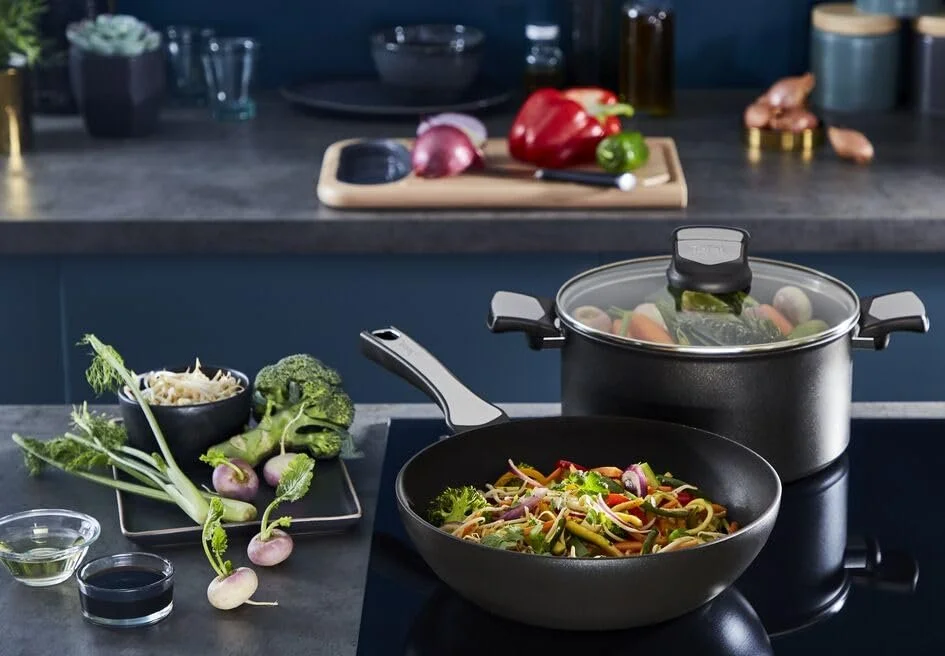 Сковорідка-Wok-сковорідка Tefal Unlimited On з титановим антипригарним покриттям, стійким до подряпин, фото №5
