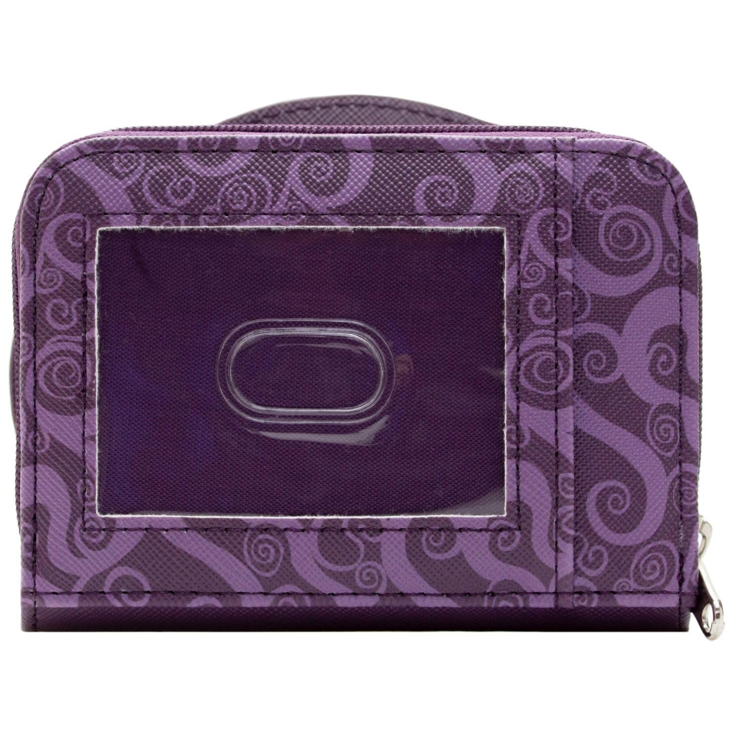 Кошелек Button Eyes Coraline Parallel Universe Dark Fantasy на молнии, карман для монет и держатель для карт, фиолетовый, фиолетовый, повседневный, фото №4