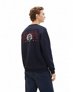 Свитшот TomTailor 1039496ХХ10668 Темно-синий XXL synthetic.ua - Фото 1