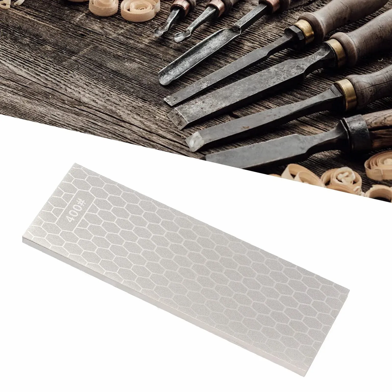 Точильний камінь FTVOGUE алмазний 400/1000 грит двосторонній, фото №8