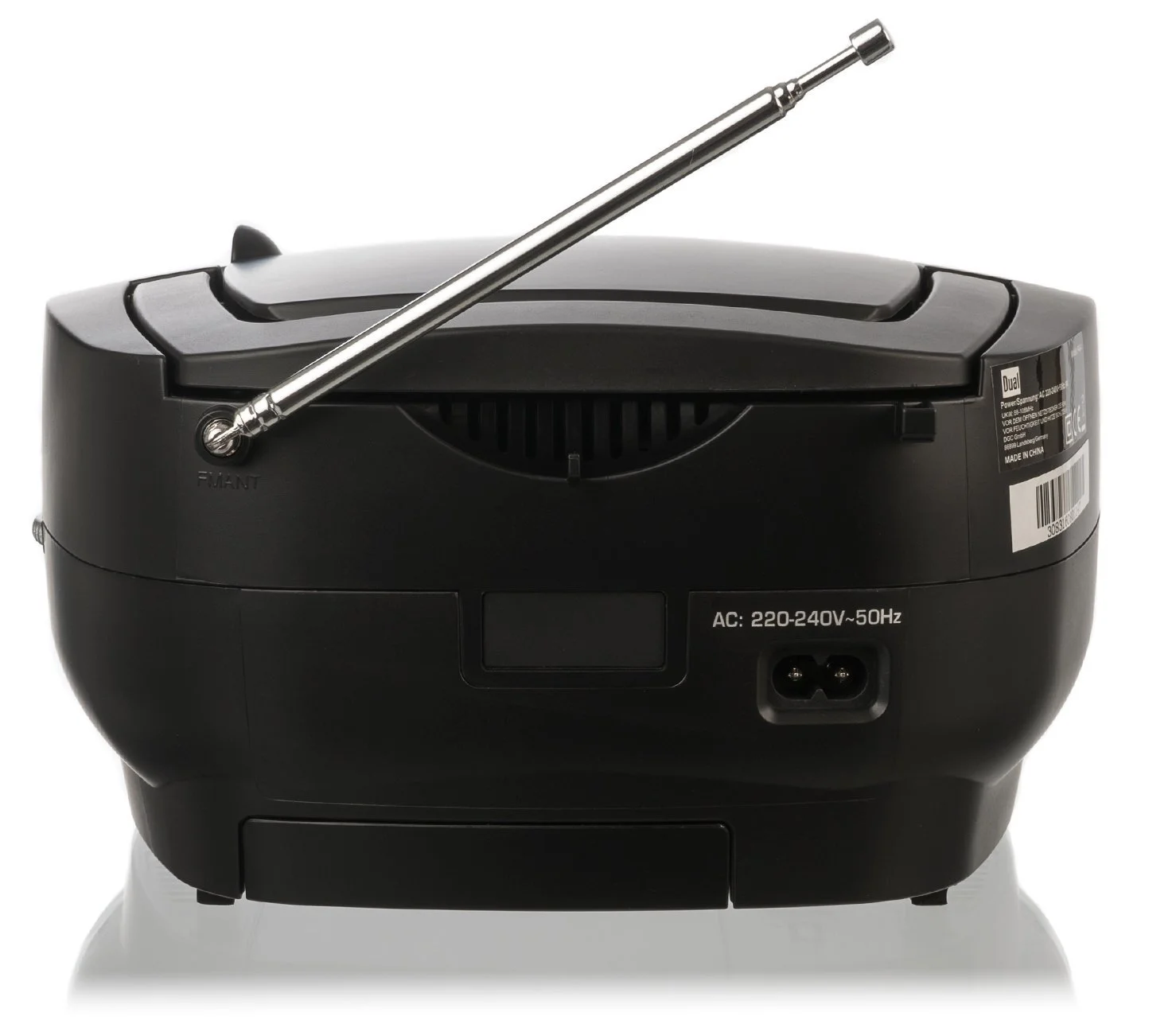 Стереосистема Dual P 49-1 с CD-проигрывателем FM-радио, LED-дисплей, питание от сети или аккумулятора, черный, фото №5 Стереосистема Dual P 49-1 с CD-проигрывателем FM-радио, LED-дисплей, питание от сети или аккумулятора, черный, фото №5