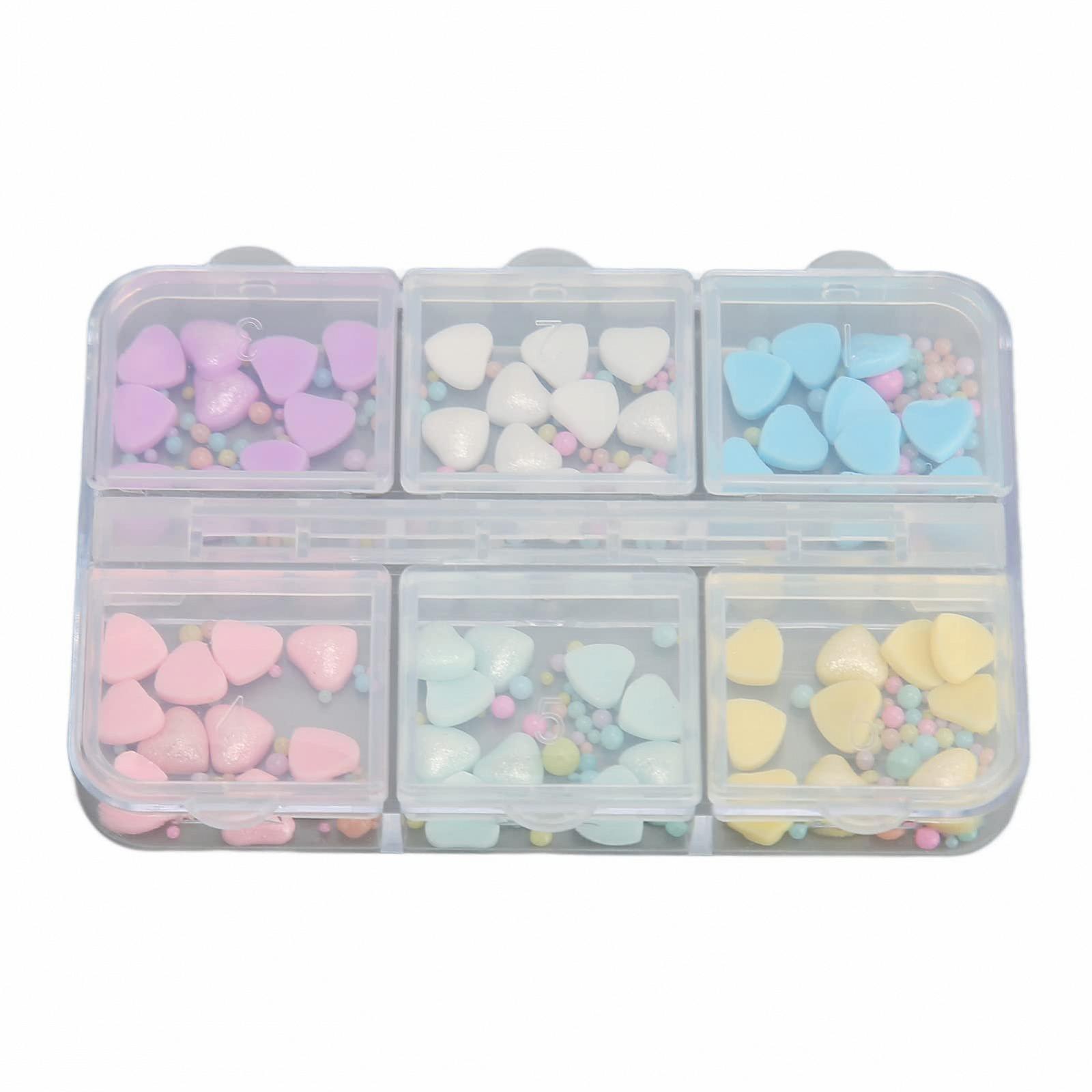 Украшение для ногтей Сердце Смола Разные характеристики, фото №9