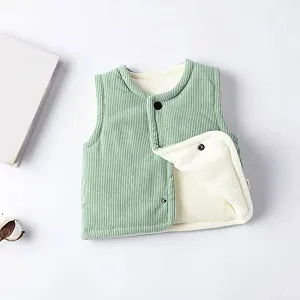 Жилет стьобаний дитячий однотонний synthetic.ua - Фото 1