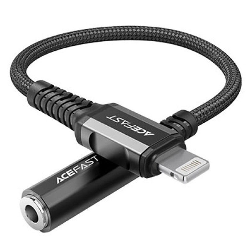 Переходник Acefast MFI C1-05 Lightning to 3.5mm aluminum alloy, фото №1