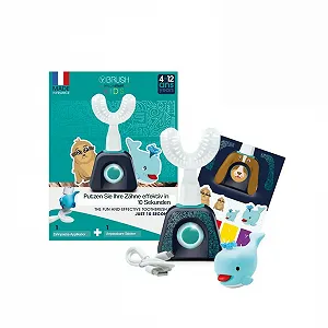 Електрична зубна щітка Y-Brush Kids NylonStart Set Синя - Фото 1