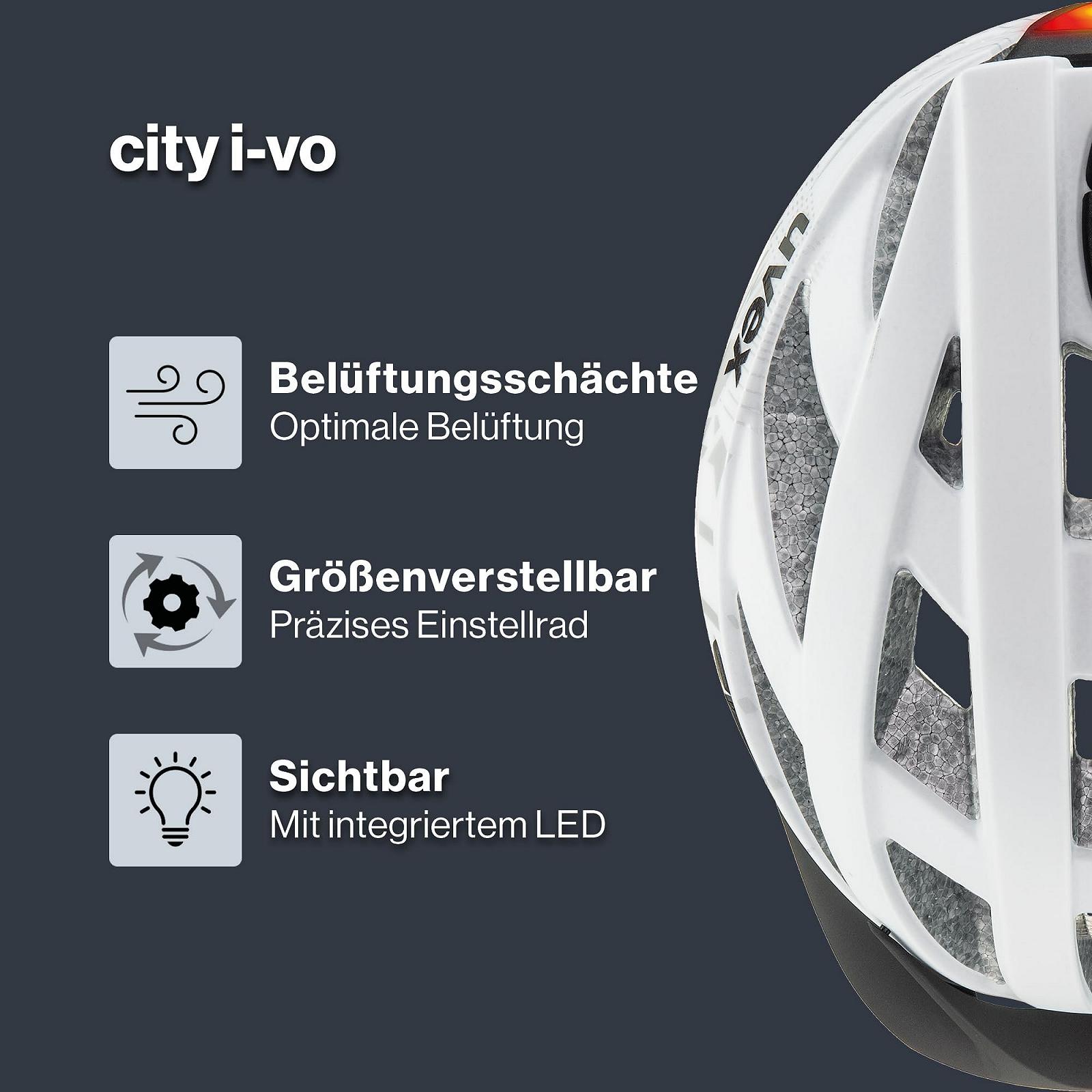 Шлем Городской Uvex City i-vo с LED, фото №2