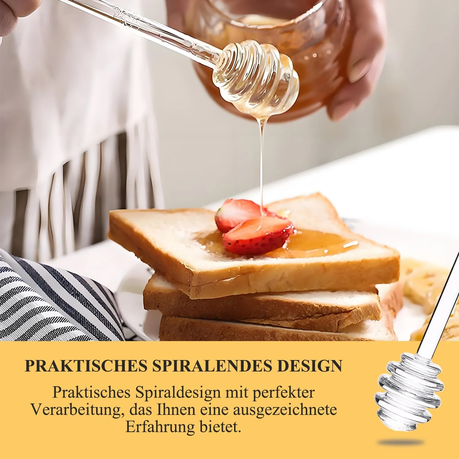 Ложка Фарфор Білий (3 шт. в наборі), фото №4