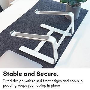 Подставка для ноутбука Macally astand алюминиевая для Apple MacBook, MacBook Pro, MacBook Air и всех ноутбуков от 10 до 17 дюймов synthetic.ua - Фото 1