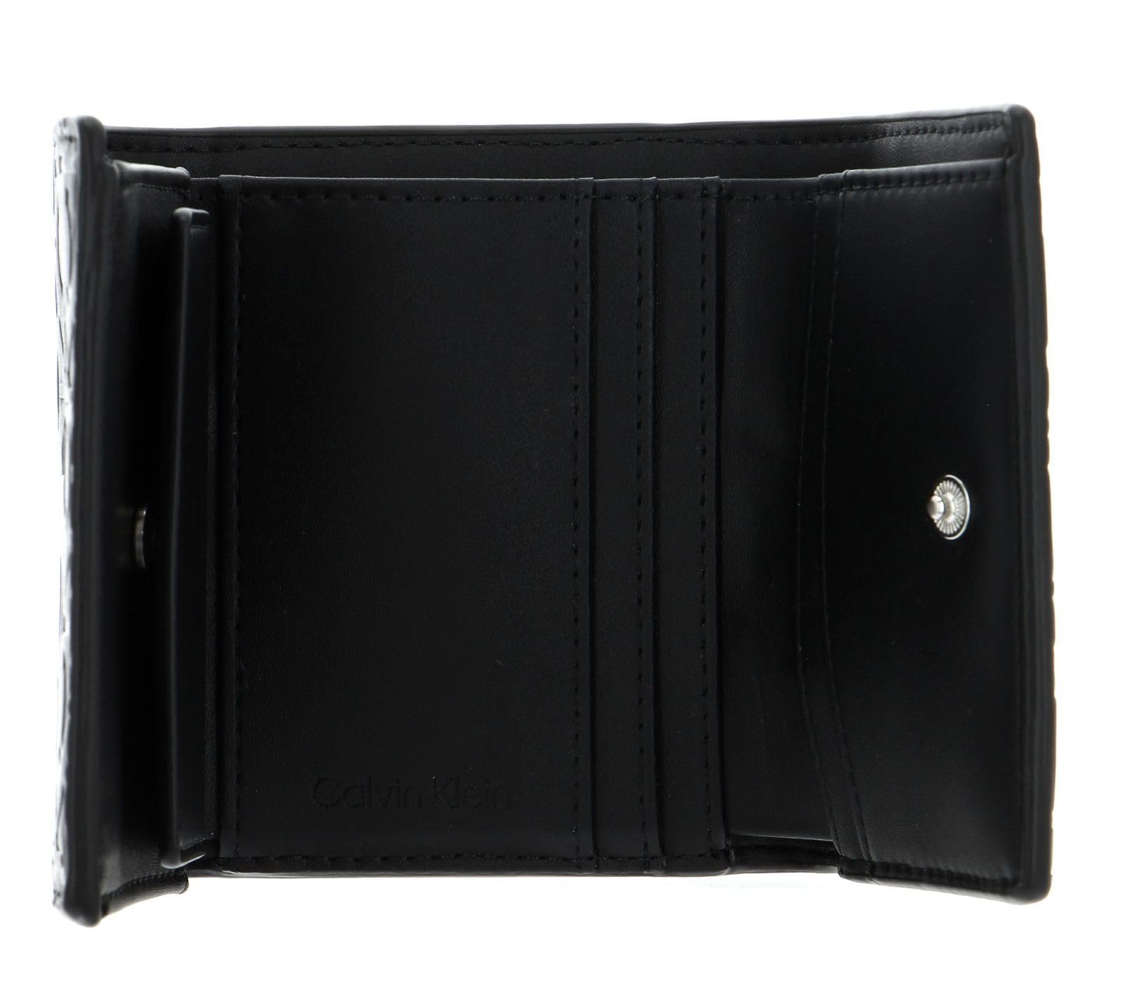 Кошелек Calvin Klein Re-Lock Trifold XS CK Black Черный, rfid, фото №2