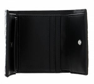 Кошелек Calvin Klein Re-Lock Trifold XS CK Black Черный, rfid synthetic.ua - Фото 1