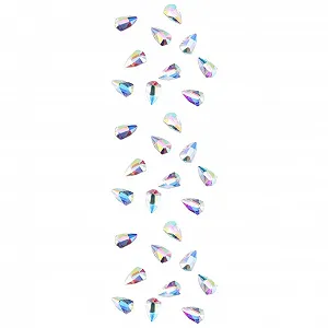 Стразы для ногтей Healvian 3 набора Кристалл драгоценные камни плоские задники для маникюра 10 штук * 3 - Фото 1