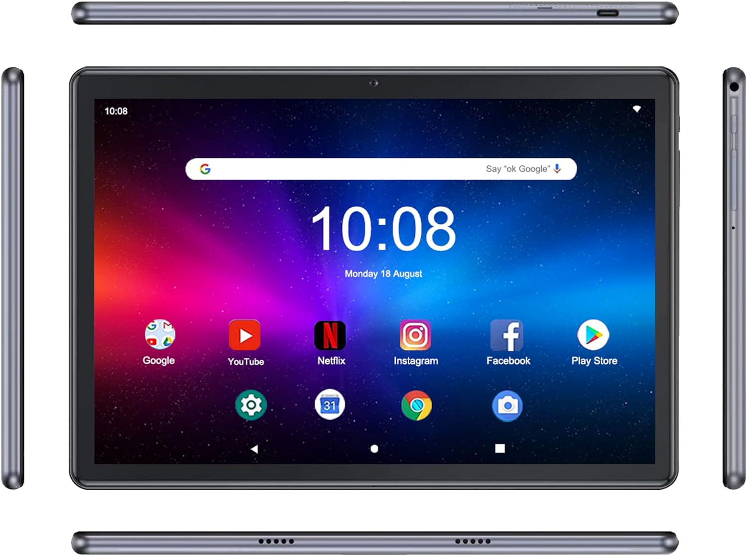 Планшет 10" MediaPad KT107 4/64 ГБ 8 ядер Android 11 Чорно-сірий, фото №3