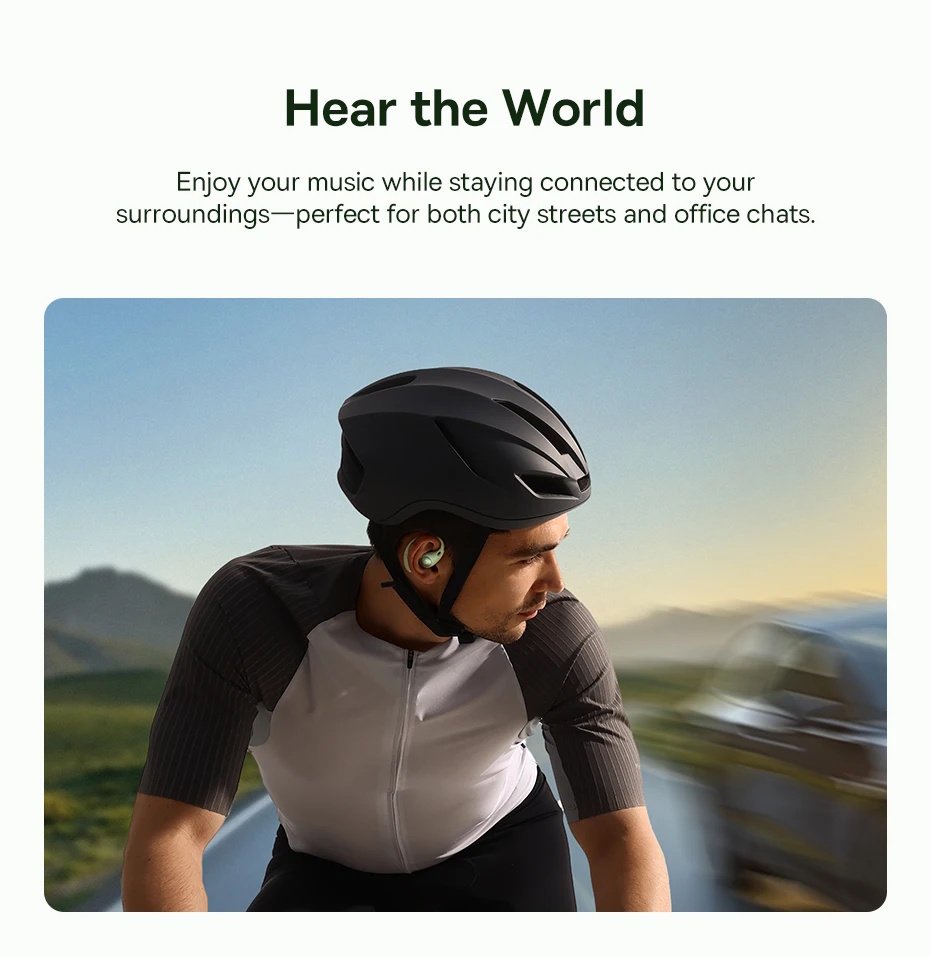 Навушники Baseus Eli Sport 2 Open-Ear True Wireless Earbuds Black, фото №8
