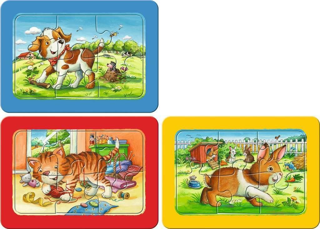 Пазл Ravensburger My First Puzzle 07062 My Animal Friends 3 x 6 елементів, фото №3