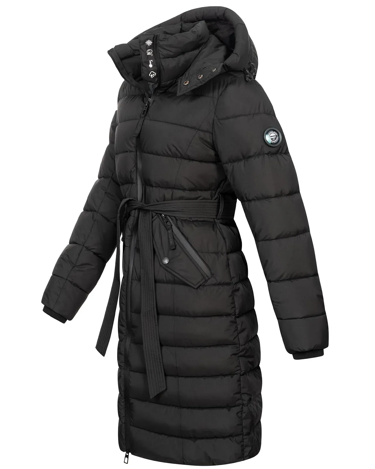 Жіноча зимова куртка Geographical Norway, парка, стьобана, фото №4