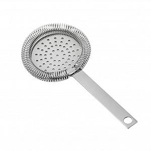 Стрейнер для коктейлів Bar Strainer з нержавіючої сталі, срібний, в упаковці - Фото 1