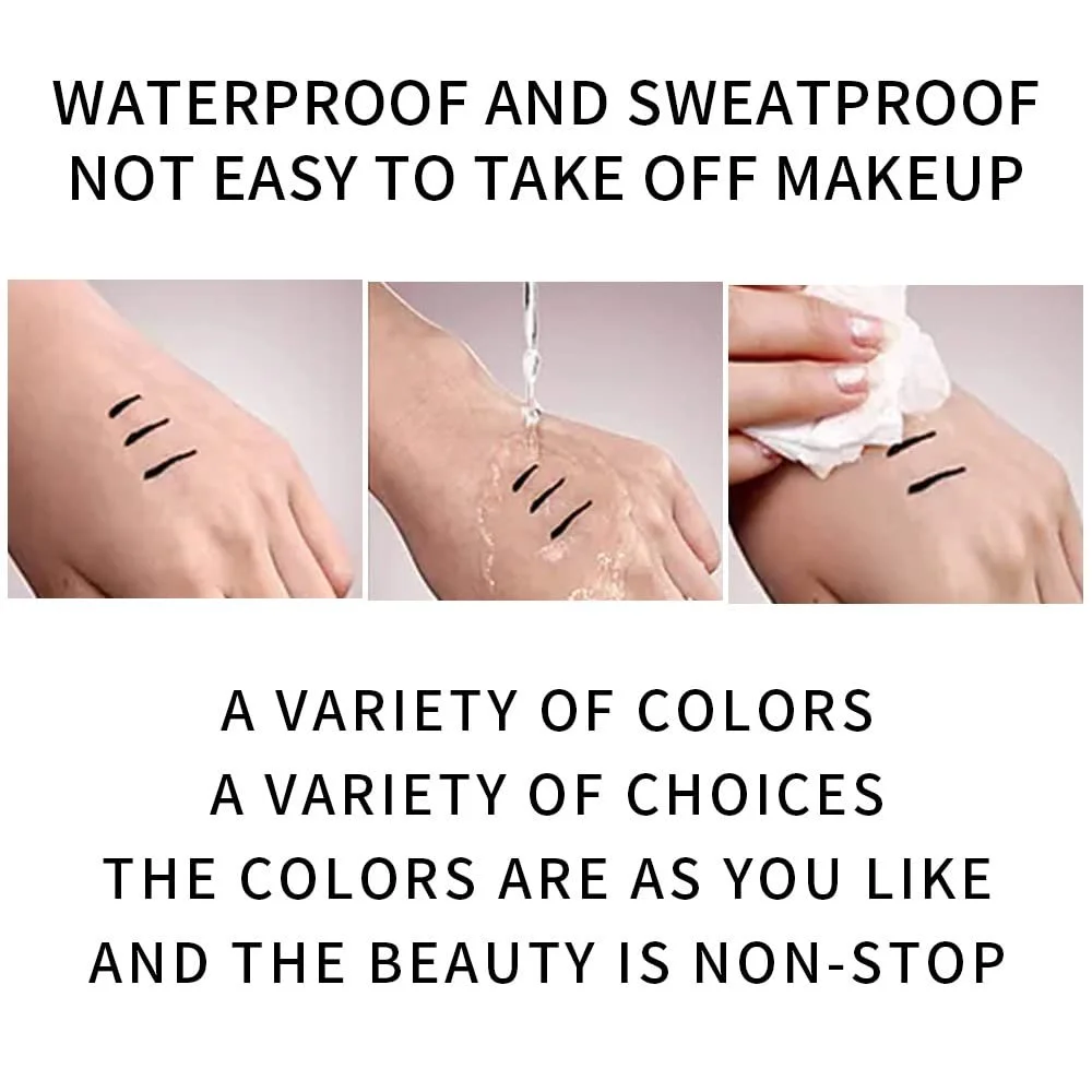 Підводка Julystar Рідка, стійка, водостійка, відтінок 08, фото №7