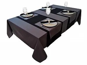 Ранер для столу Lemos Home Concept 100% Cotton Black 40 x 180 см ціна на synthetic.ua - Фото 1 Ранер для столу Lemos Home Concept 100% Cotton Black 40 x 180 см synthetic.ua - Фото 1