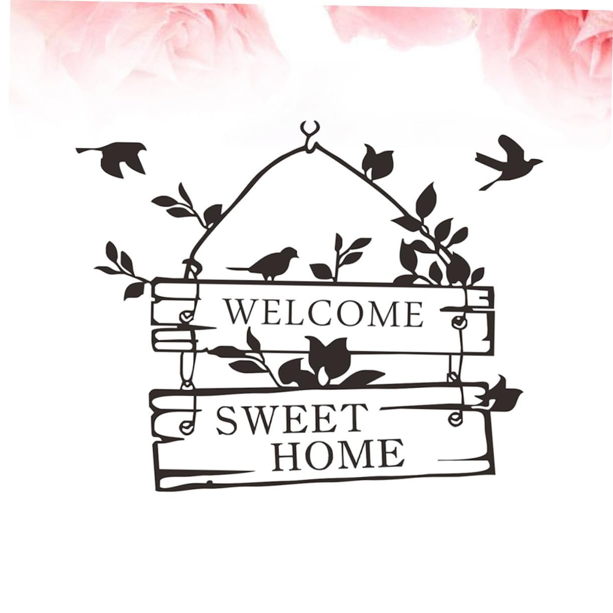 Наклейка на стіну BESTYASH Welcome Home Самоклеюча ПВХ Знімна Екологічна Чорна, фото №5 Наклейка на стіну BESTYASH Welcome Home Самоклеюча ПВХ Знімна Екологічна Чорна, фото №5