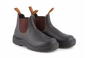 Челси Blundstone 910 Черный Кожа Стальной носок synthetic.ua - Фото 1