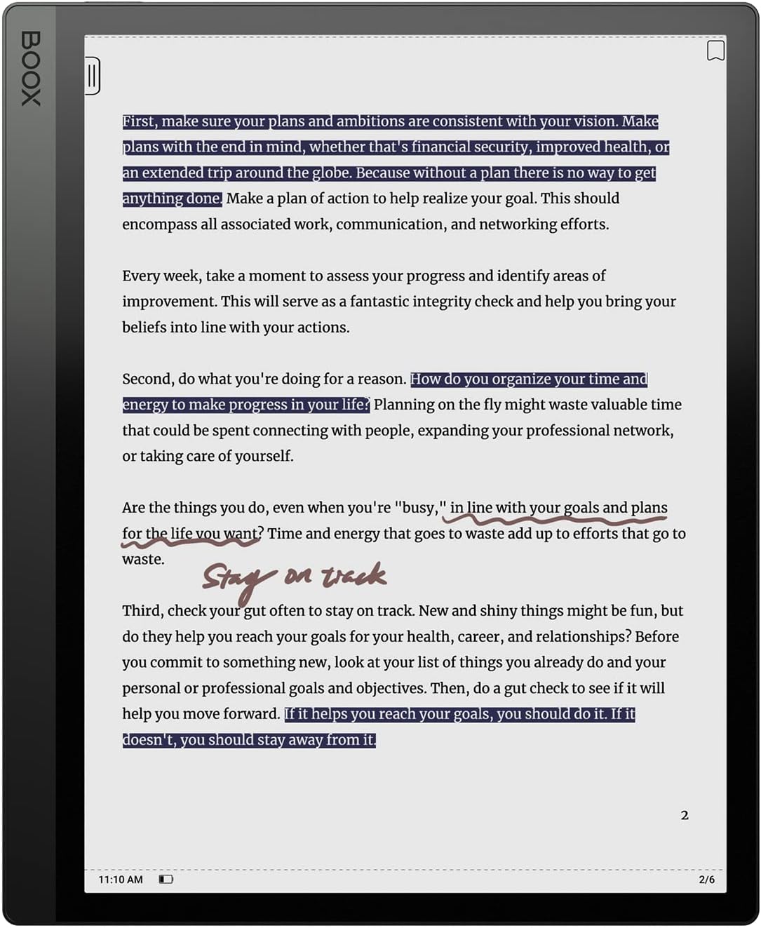 Електронна книга 10.3" 2К Onyx Boox Tab Ultra C 4/128Gb Android 11 6300 mAh Сіра, фото №2