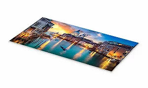 Постер Grand Canal Venice Jan Christopher Becke 180 x 90 см synthetic.ua - Фото 1