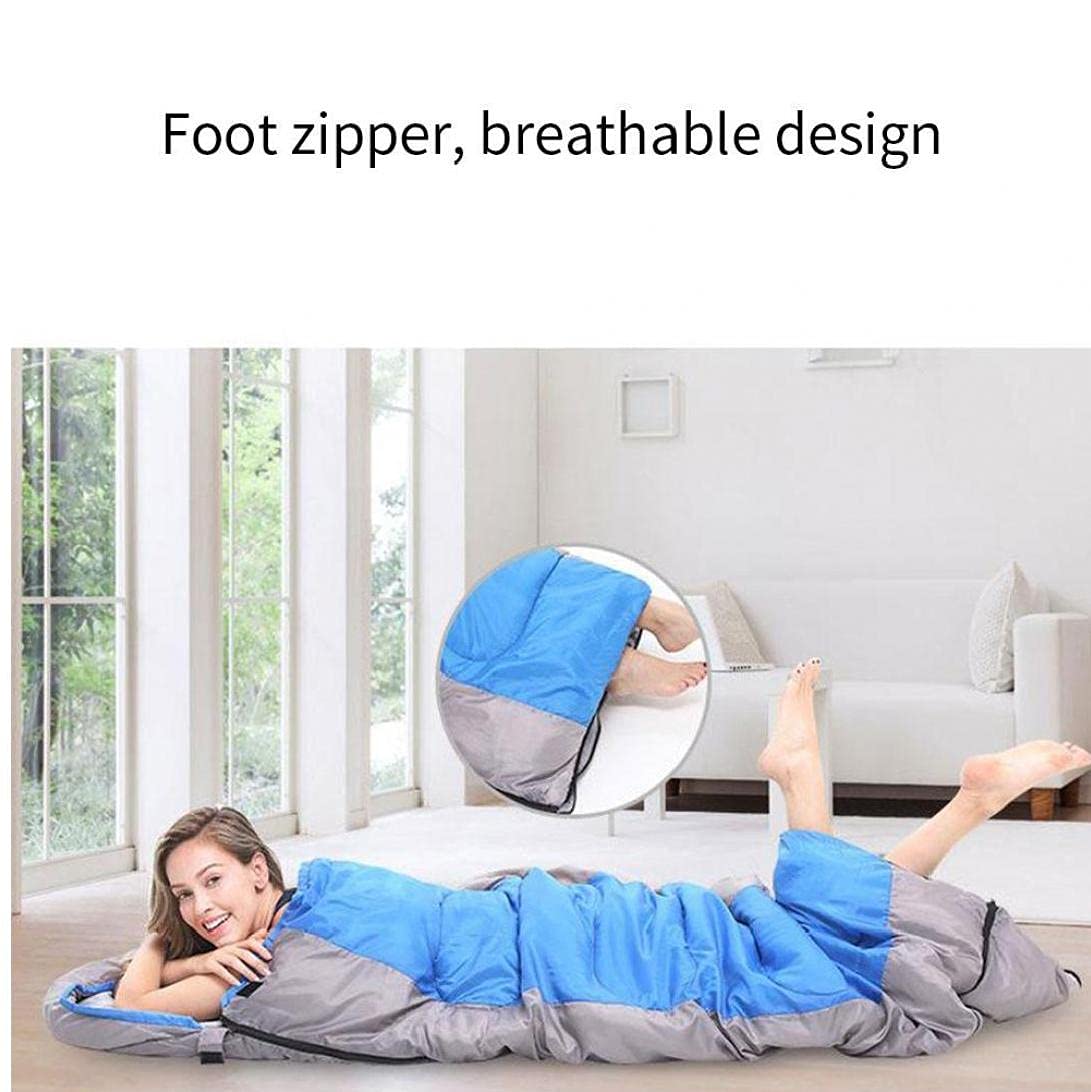 Спальний мішок MYVVKIA Lightweight Portable Camping Adult Seasons Синій, фото №6 Спальний мішок MYVVKIA Lightweight Portable Camping Adult Seasons Синій, фото №6