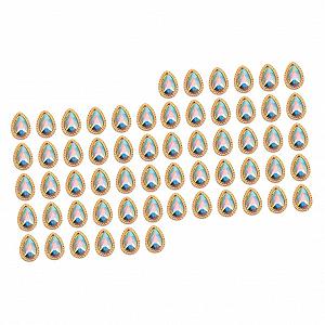 Стразы для ногтей Блестящие для дизайна ногтей 60 шт - Фото 1