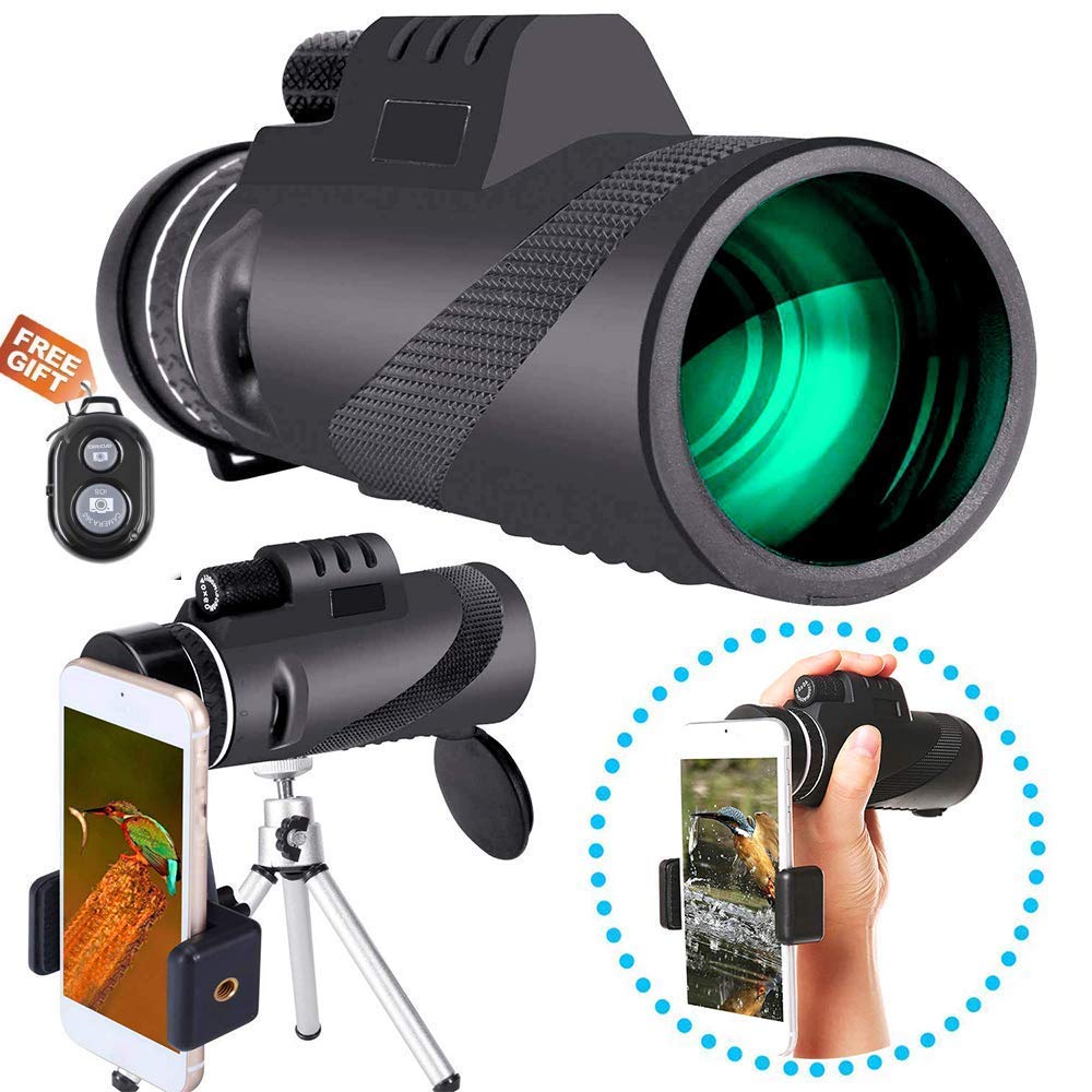 Монокуляр HD 40X60 для смартфона з високим збільшенням та штативом з Bluetooth для зовнішніх концертів, фото №2