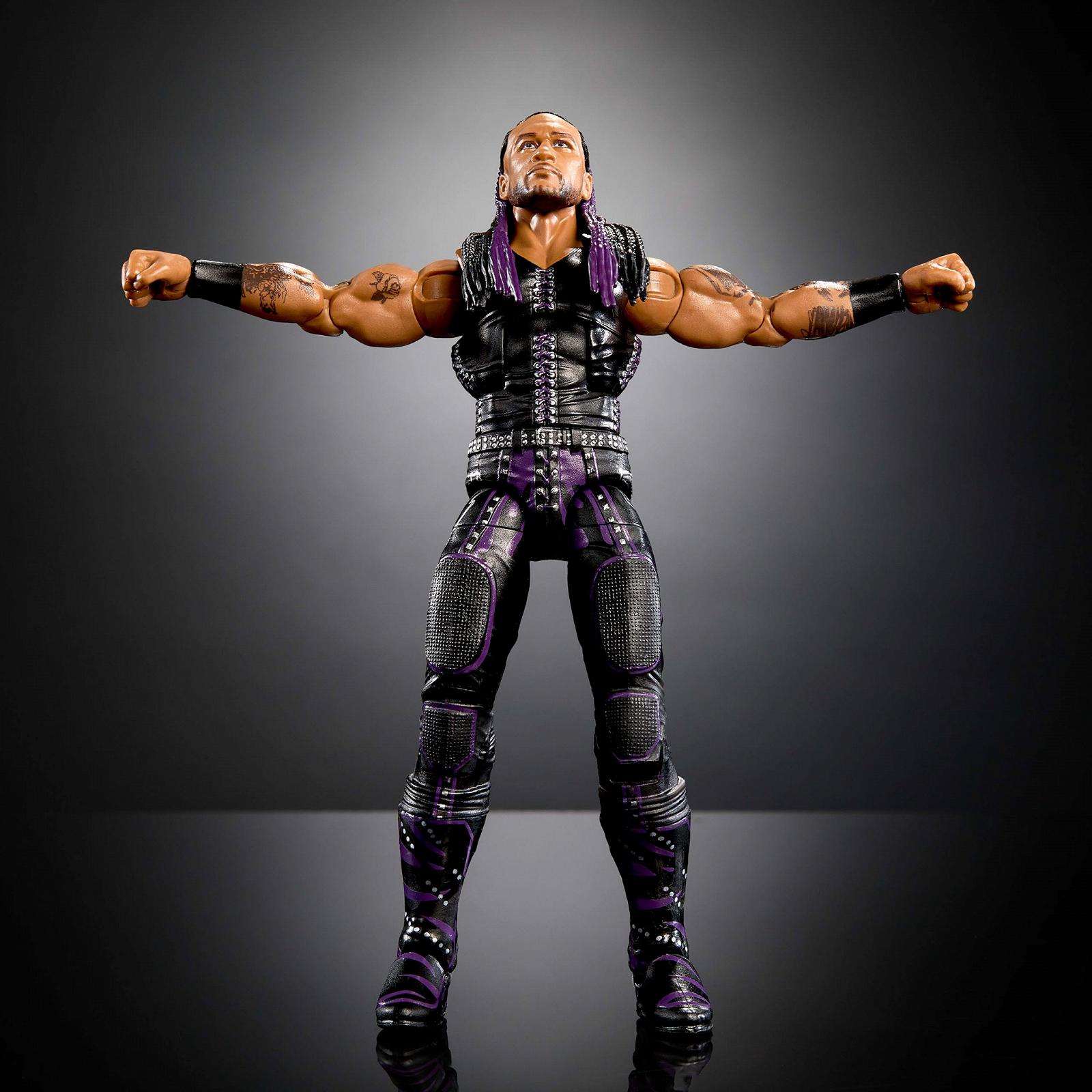 Экшн-фигурка Mattel WWE Elite, серия #109, Дамиан Прист, коллекционная, 6 дюймов, с 25 точками артикуляции и сменными руками, фото №5