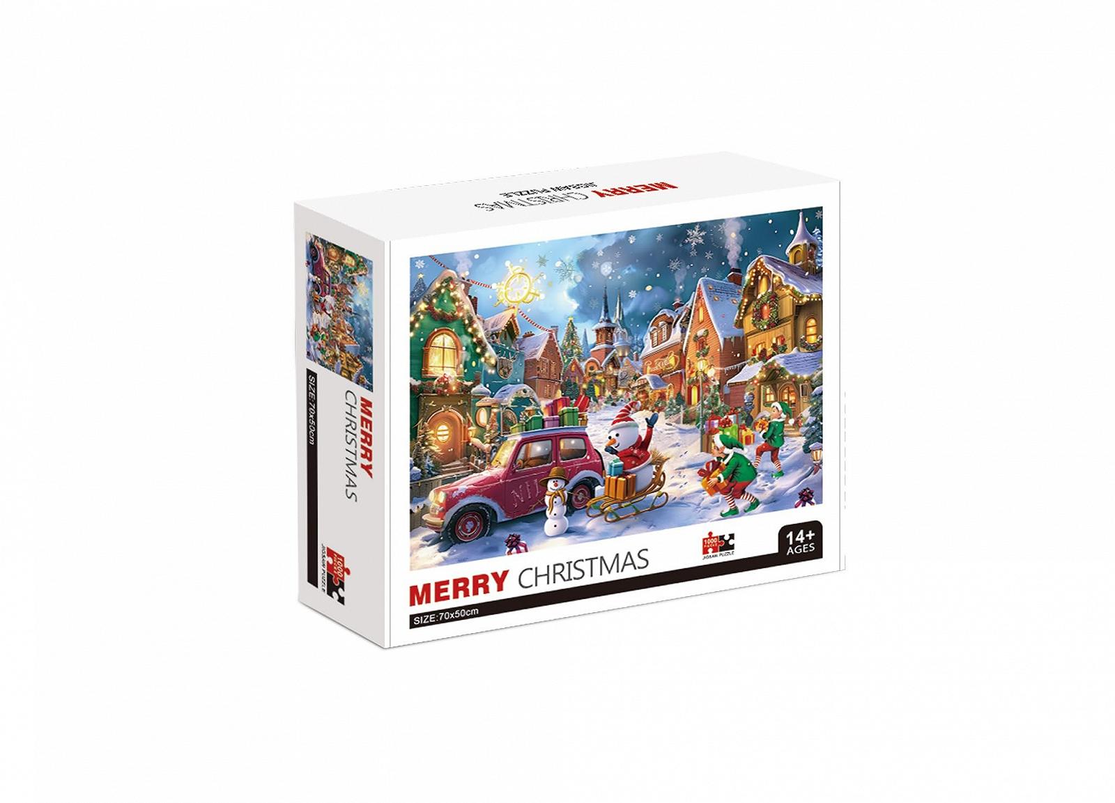 Пазл Cute Dog Merry Christmas 1000 елементів 70 x 50 см, фото №3 Пазл Cute Dog Merry Christmas 1000 елементів 70 x 50 см, фото №3