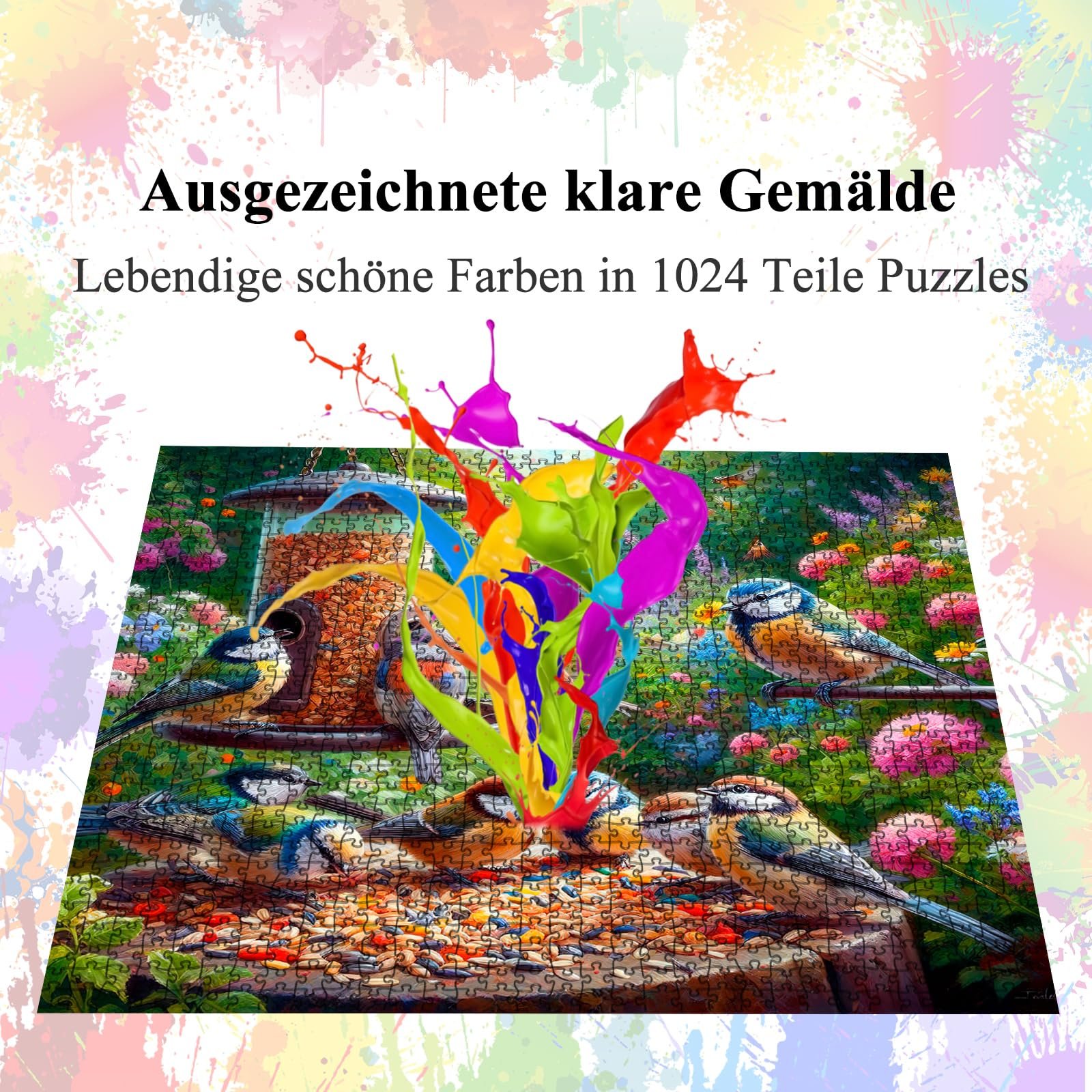 Пазл Feed Bird 1024 елементи 50 x 50 см Постер 1:1, фото №4