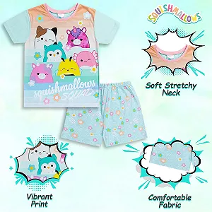 Пижама Squishmallows Squish Squad для девочек synthetic.ua - Фото 1