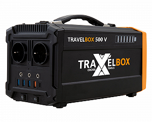 Зарядна станція Cross Tools TRAVELBOX 500 v 700 Вт / 500 Вт / 555 Вт*год / Функція ДБЖ - Німецький виробник (Алюмінієвий корпус) - Фото 1