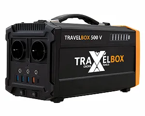 Зарядная станция Cross Tools TRAVELBOX 500 v 700 Вт / 500 Вт / 555 Вт*ч / Функция ДБЖ - Немецкий производитель (Алюминиевый корпус)
