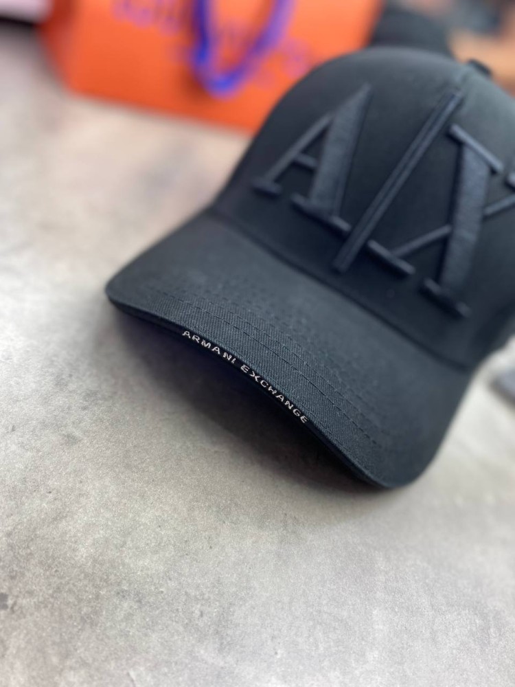 Черная кепка Armani с лого AX gu458, фото №7