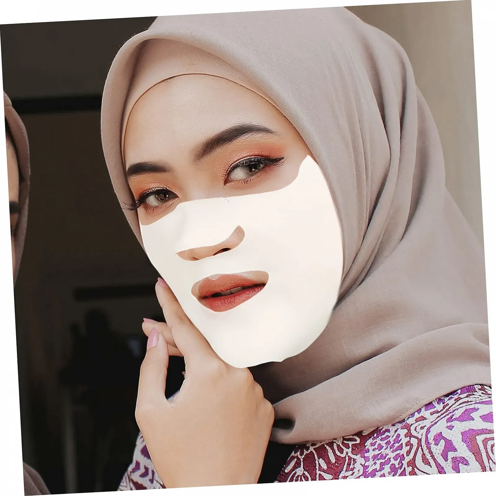 Маска для обличчя Beaupretty еластична гелева, 4 шт, фото №4