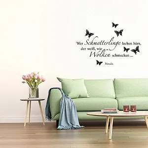 Наклейка на стіну Novalis 50 x 34 см Чорний synthetic.ua - Фото 1