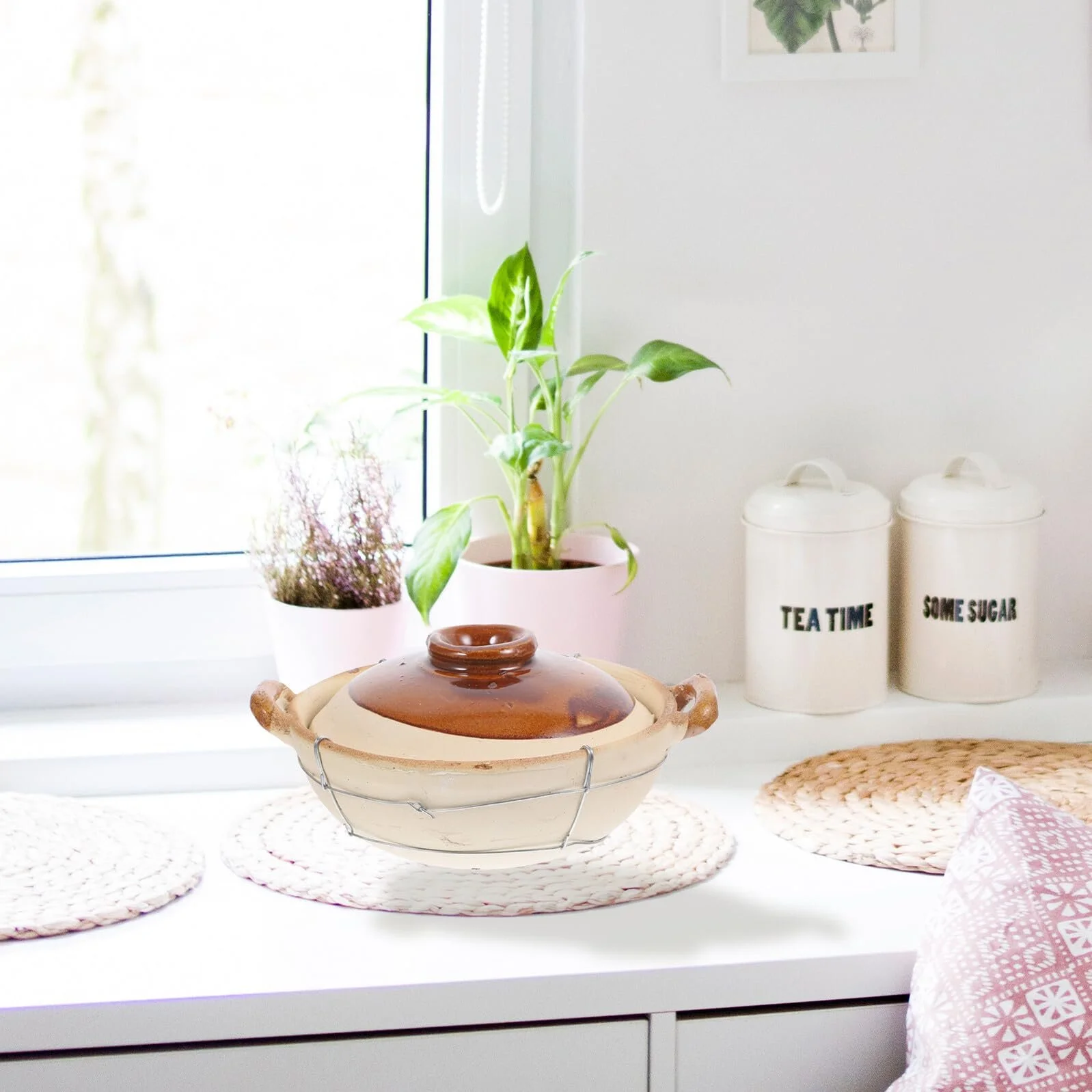 Форма для запекания Lurrose с двумя ручками термостойкая с крышкой, фото №2 Форма для запекания Lurrose с двумя ручками термостойкая с крышкой, фото №2