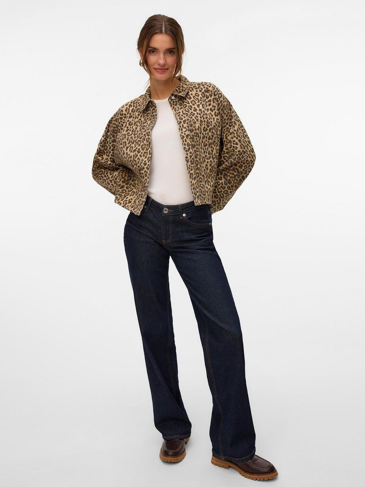 Джинсова куртка VERO MODA Vmnixi LS Denim Leo Jakcet, фото №3