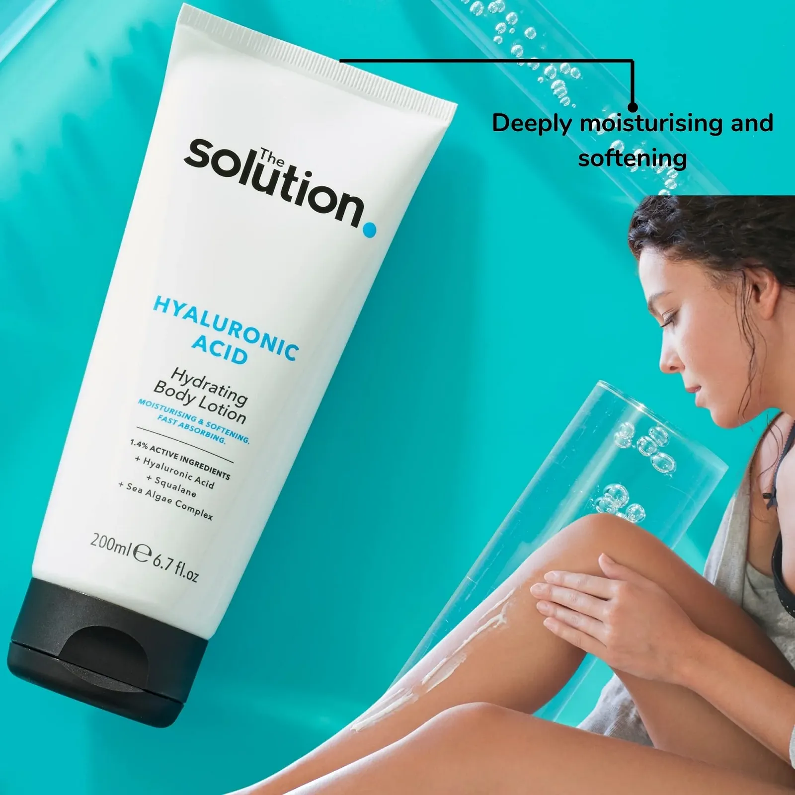 Лосьйон для тіла The Solution Hyaluronic Acid зволожуючий 200 мл, фото №4 Лосьйон для тіла The Solution Hyaluronic Acid зволожуючий 200 мл, фото №4
