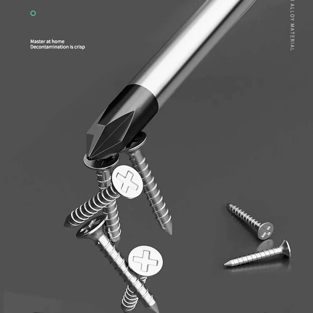 Набір викруток Phillips магнітних 5 шт з ергономічною рукояткою Чорний Зелений, фото №3