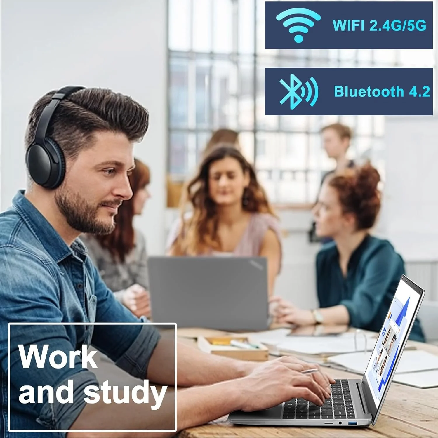 Ноутбук 14" WOZIFAN W5 Intel Celeron N4020C RAM 6GB eMMC 64GB Win11, фото №8 Ноутбук 14" WOZIFAN W5 Intel Celeron N4020C RAM 6GB eMMC 64GB Win11, фото №8