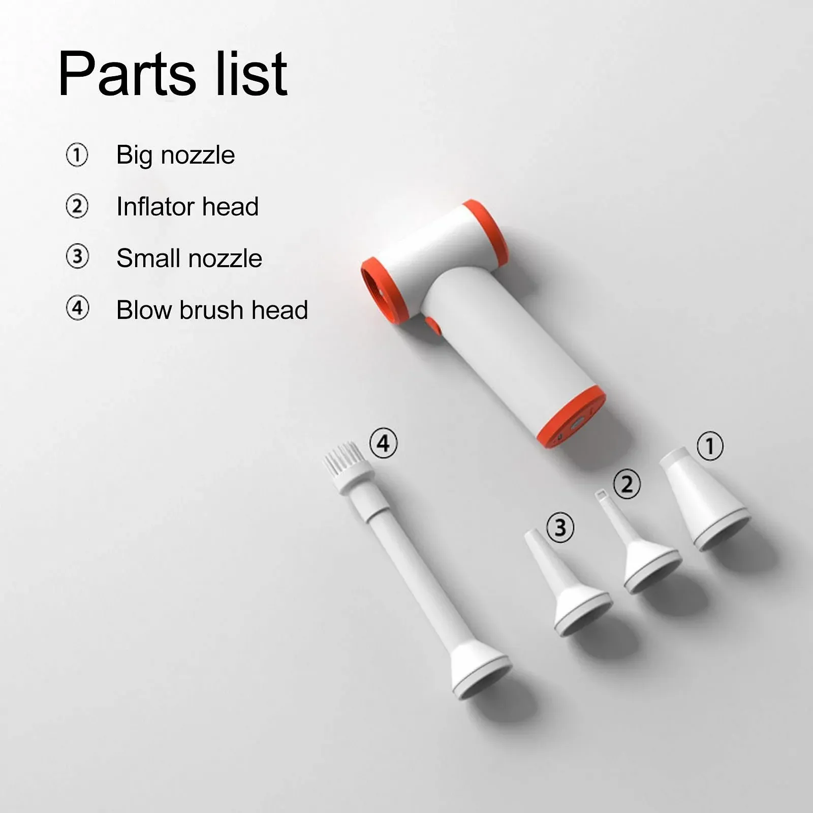 Електрична повітродувка Vikye 90000 RPM 4 швидкості Акумуляторна, фото №7