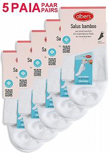 Шкарпетки Alber's Salus Bamboo короткі бамбукові для жінок - 5 пар synthetic.ua - Фото 1