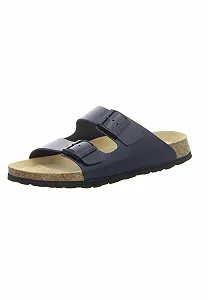 Шлепанцы Natural Sense Unisex Кожаные Navy 1095020 - Фото 1
