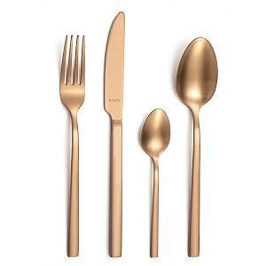 Набір столових приборів Amefa Square 16 предметів мідний ціна на synthetic.ua - Фото 1 Набір столових приборів Amefa Square 16 предметів мідний synthetic.ua - Фото 1