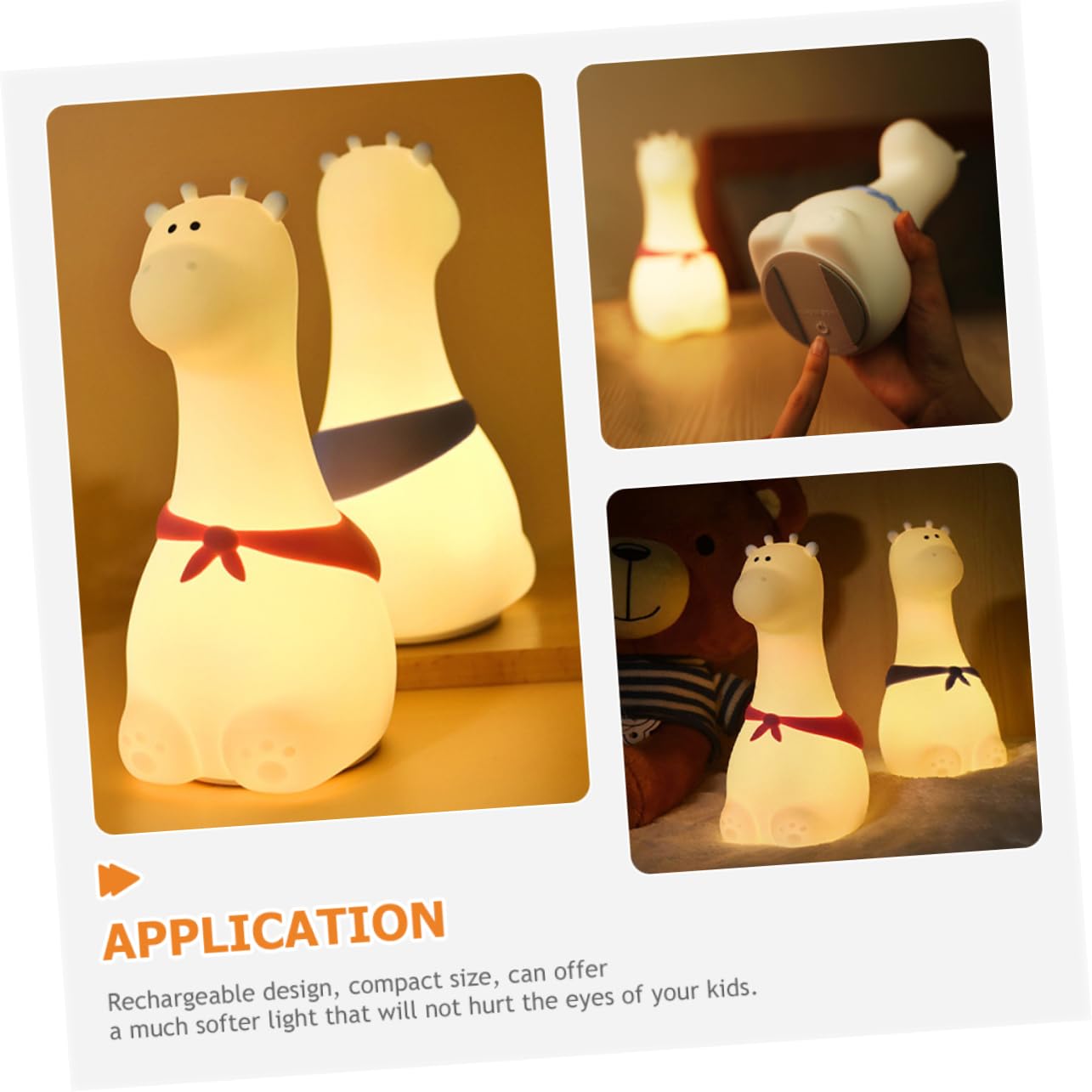 Нічник DOITOOL для дітей, набір з 5 шт, у формі жирафи, фото №3 Нічник DOITOOL для дітей, набір з 5 шт, у формі жирафи, фото №3