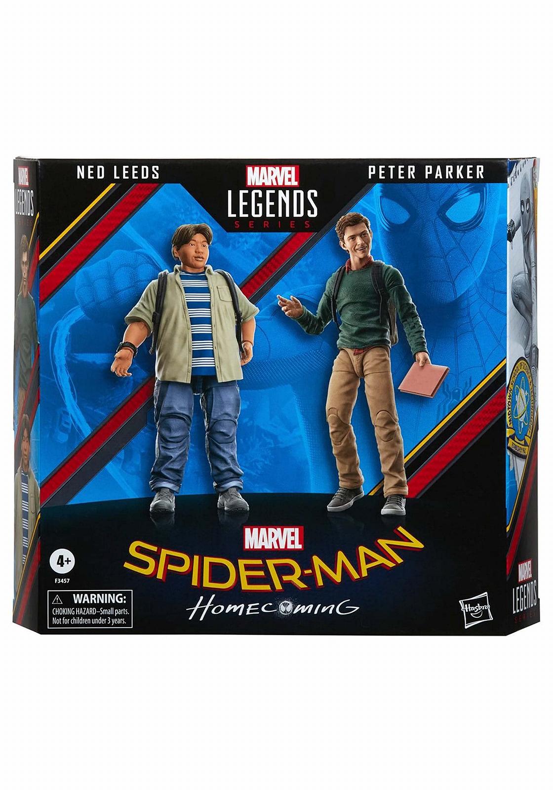 Фігурки Екшн Marvel Legends Spider-Man Пітер Паркер та Нед Лідс 60-річчя 2-Pack MCU 15 см, 7 аксесуарів, фото №10