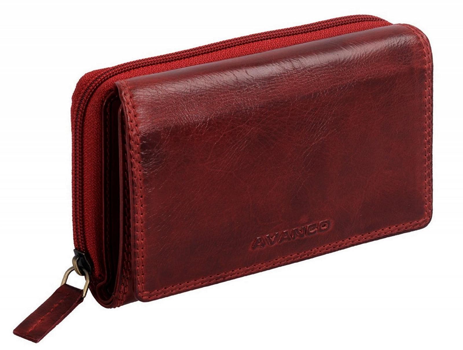 Кошелек Avanco XXL Кожаный Женский с RFID Защитой 23- (222A) Женский Кошелек Держатель для Карточек, фото №1